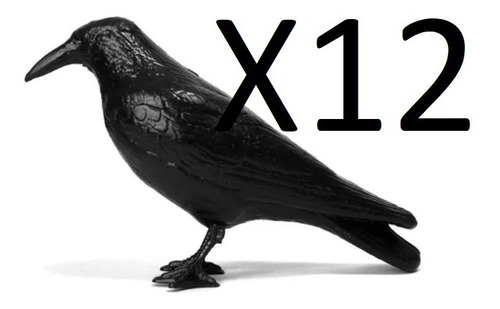 Ahuyenta Espanta Palomas Raven X 12 Unidades El Cuervo Negro