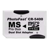 Adaptador Pro Duo Doble Memoria Micro Sd Para Psp Camaras