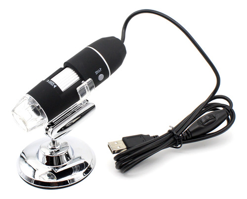 Microscopio Digital 1000 X, 8 Led, Usb 2.0