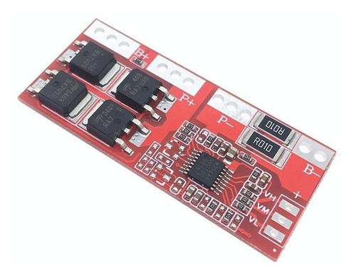 Modulo De Proteccion Para 4 Baterias Li-ion 18650 Bms 4 Celdas 30a