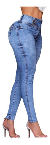 Calça Jeans Feminina Modelagem Levanta Modela Bumbum Linda C
