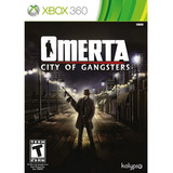 Juego Omerta City Of The Gangsters Xbox 360 Media Física