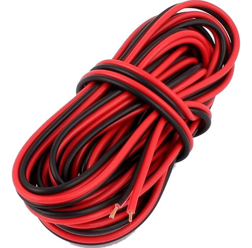 Cable Parlante 2x1.5mm 10 M Rojo/negro Sistema D Audio