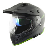 Casco Doble Propósito Joe Rocket Rkt 25 Solar Flare Blk / Gr