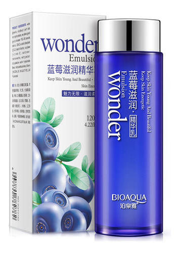 Emulsión Bioaqua Blueberry Wonder Essence Para El Cuidado De