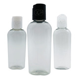 Envase Botella Plastico Pet 60 Ml Oval Tapa Flip Top 50 Pzs 