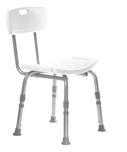 Silla Para Ducha Konfort Plus Color Blanco