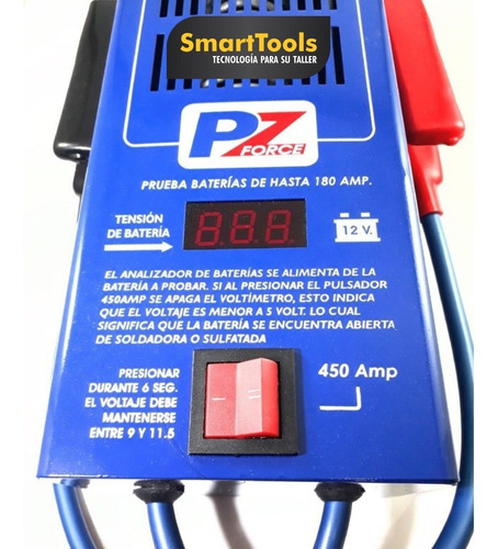 Analizador De Baterías Digital 12 Volts 450 Amp Pz Force