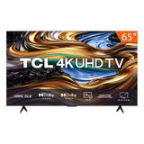 Smart Tv Led 65 Google Tv Ultra Hd 4k Tcl 65p755 Comando De