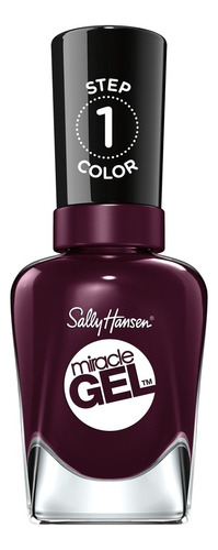 Esmalte De Uñas Color Sally Hansen Miracle Gel De 15ml De 1 Unidades Color Cabernet With Bae