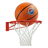 Aro De Basket Nº 7 Reforzado Con Red Y Resorte + Pelota Nª5