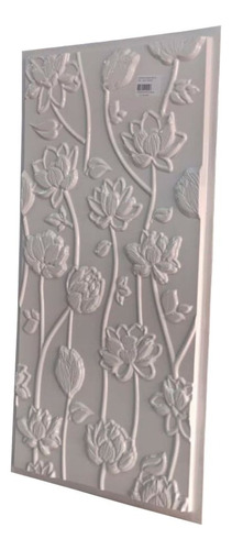 Forma Para Gesso 3d Revestimento 1 Metro Floral - 0272