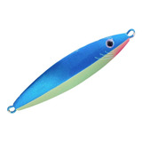 Isca Para Pescaria Ns Jumping Jig Gumi Azul Glow 480g 18cm