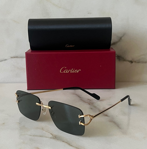 Lentes De Sol Cartier Ct0330 Green No Prada Lv Gucci