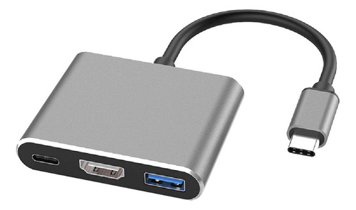 Adaptador Multipuerto Profesional Usb 3.0 3 En 1 4k Hdmi