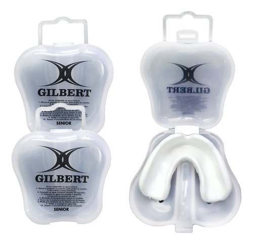 Kit X 3 Protectores Bucales Gilbert Senior Rugby Hockey