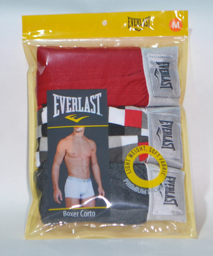 6 Boxer Everlast Premium Largos O Cortos Ajuste Y Comodidad