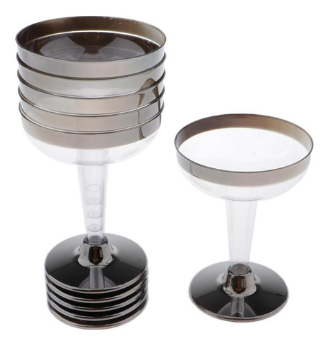 Vaso Desechable Para Fiestas Y Bodas Plata