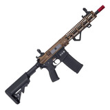 Rifle Airsoft Aeg Full Metal M4 Carbine Long M-lok Sa-e20