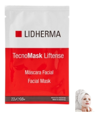 Mascara Facial De Tela Tensor Afirmante Antiage Lidherma