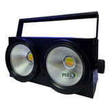 Brut Cob Led 200w Refletor Branco Frio E Branco Quente Dmx