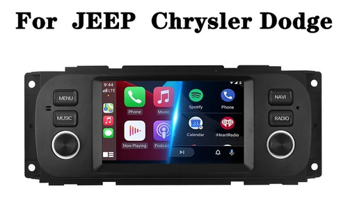 Consola Estereo Jeep Dodge Chrysler Pantalla Android Wifi Bt