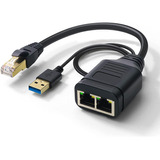 Divisor Ethernet Rj45, Divisor Ethernet De 1 A 2 Velocidades