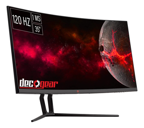 Deco Gear 35 Monitor Ultraancho Curvo Para Juegos, 3440x1440