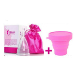 Copa Menstrual Aneer + Vaso Esterilizador + Bolsa De Almacen