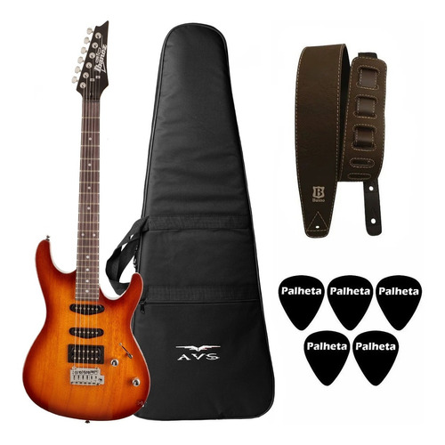 Guitarra Ibanez Gsa60 Bs Brown Sunburst  + Kit