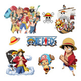 Figuras One Piece Base Rígida Kit 8 Pzas Coroplast