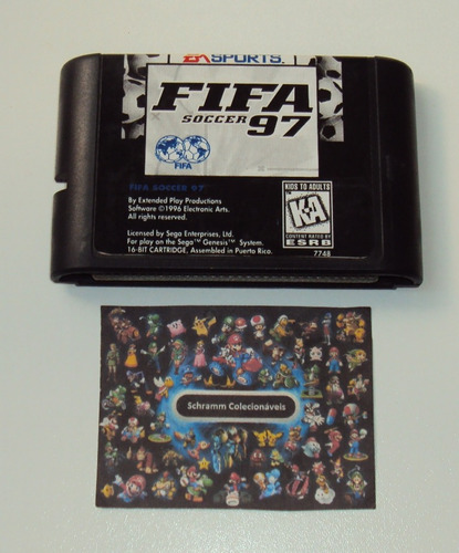 Cartucho Fifa 97 Gold Edition Para Mega Drive