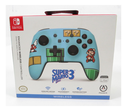 Control Powera Enhanced Wireless Super Mario 3 - Nsw- Sniper