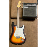 Guitarra Squier Stratocaster Bullet Start Y Amplificador