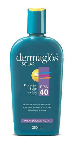 Protector Solar Emulsión Dermaglós Fps 40 X 250ml