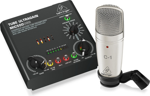 Behringer Paquete Sistema De Grabación Voice Studio