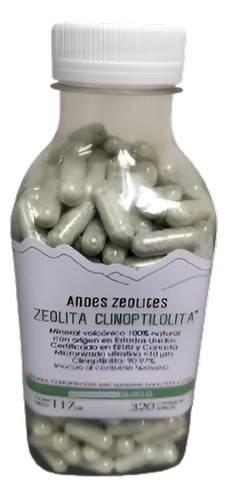 Zeolita Micronizada 320 Cápsulas Máxima Pureza Del Mercado 