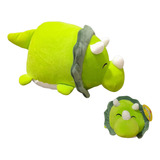 Peluche Apego Smoochy Pals Dino Muy Suave Y Hermoso 21cm