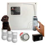 Kit Alarma Casa Cem Suri500 Teclado 3 Sensor Pet Sirena