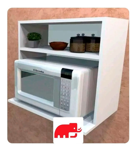 Mueble Colgante Microondas Organizador Estante Repisa Cocina