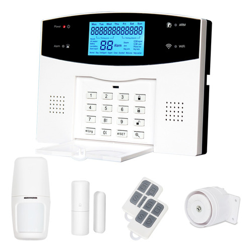 Kit Alarma Domiciliaria Inalambrica Celular Wifi Gsm Pstn 