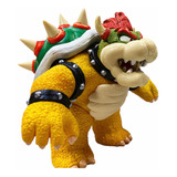 Figura Juguete Bowser De Mario Bros Articulado Con Luz Led