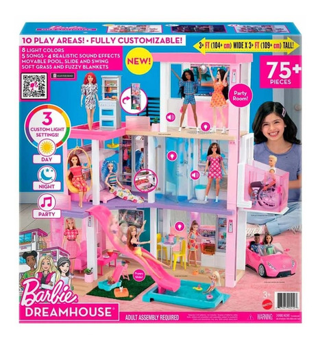 Barbie Mega Casa Muñecas Sueños 70 Mansion Dreamhouse 2019!