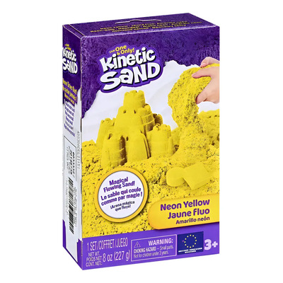 Kinetic Sand Masa Arena Magica 227 Gramos 71423 Loony Toys Color Amarillo