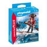 Playmobil Special Plus Pirata Balsa Tiburón Aventura #70598