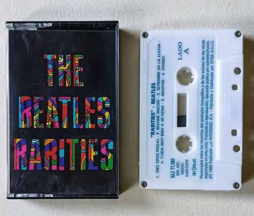 The Beatles Rarities Cassette Nacional 10 Puntos Decca Tapes