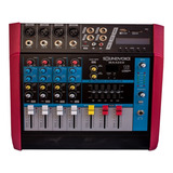 Mesa De Som Amplificada 4 Canais Soundvoice Ma 420x Eq/ Ef