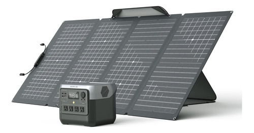 Estación De Energía Portátil 768 Wh Con Panel Solar De