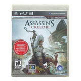 Assassin's Creed Iii  -  Ps3 Disco Físico