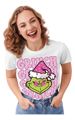 Playera Grinc Grinc Grinc Blusa Mujer Regalo Navidad 21m